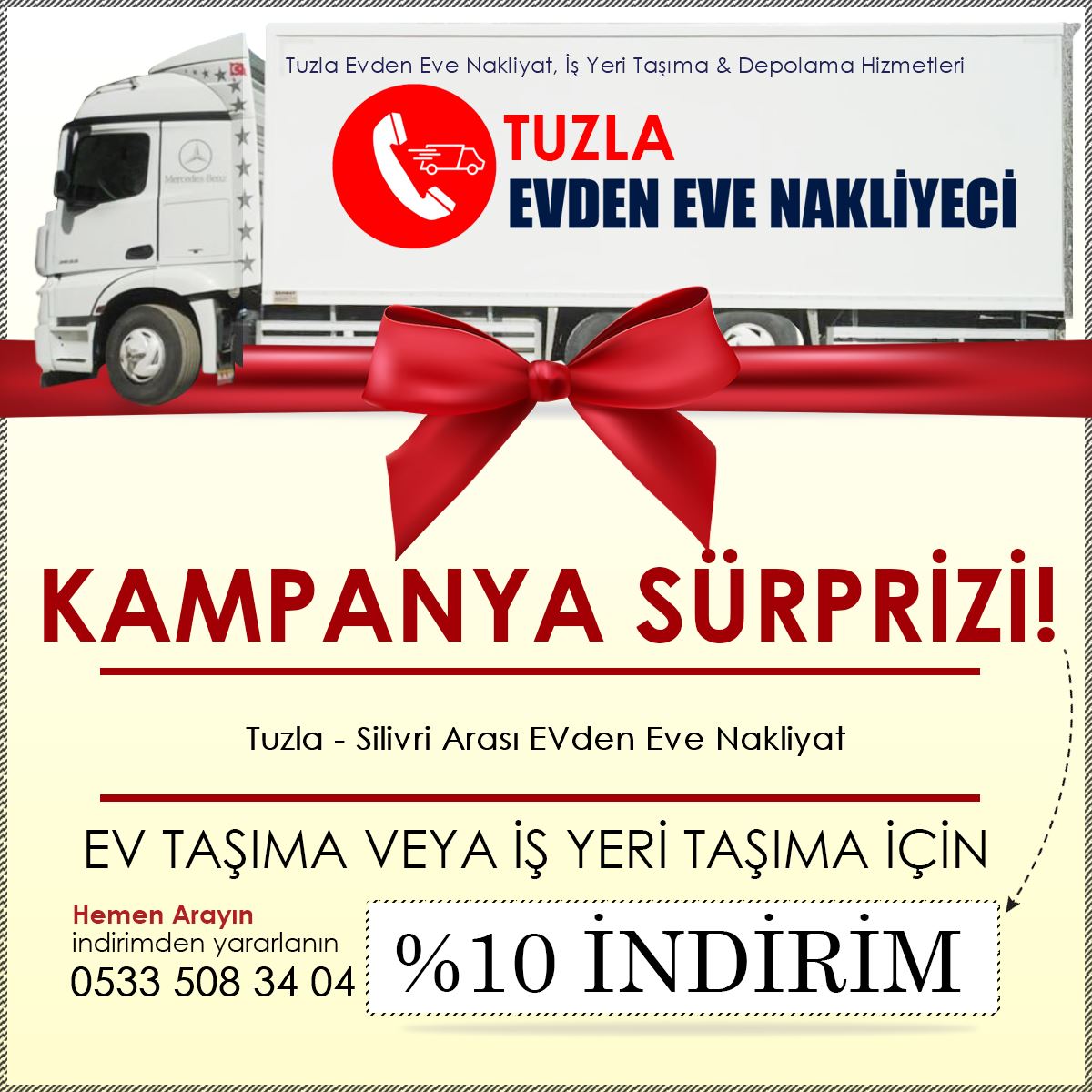 Tuzla - Silivri Arası EVden Eve Nakliyat