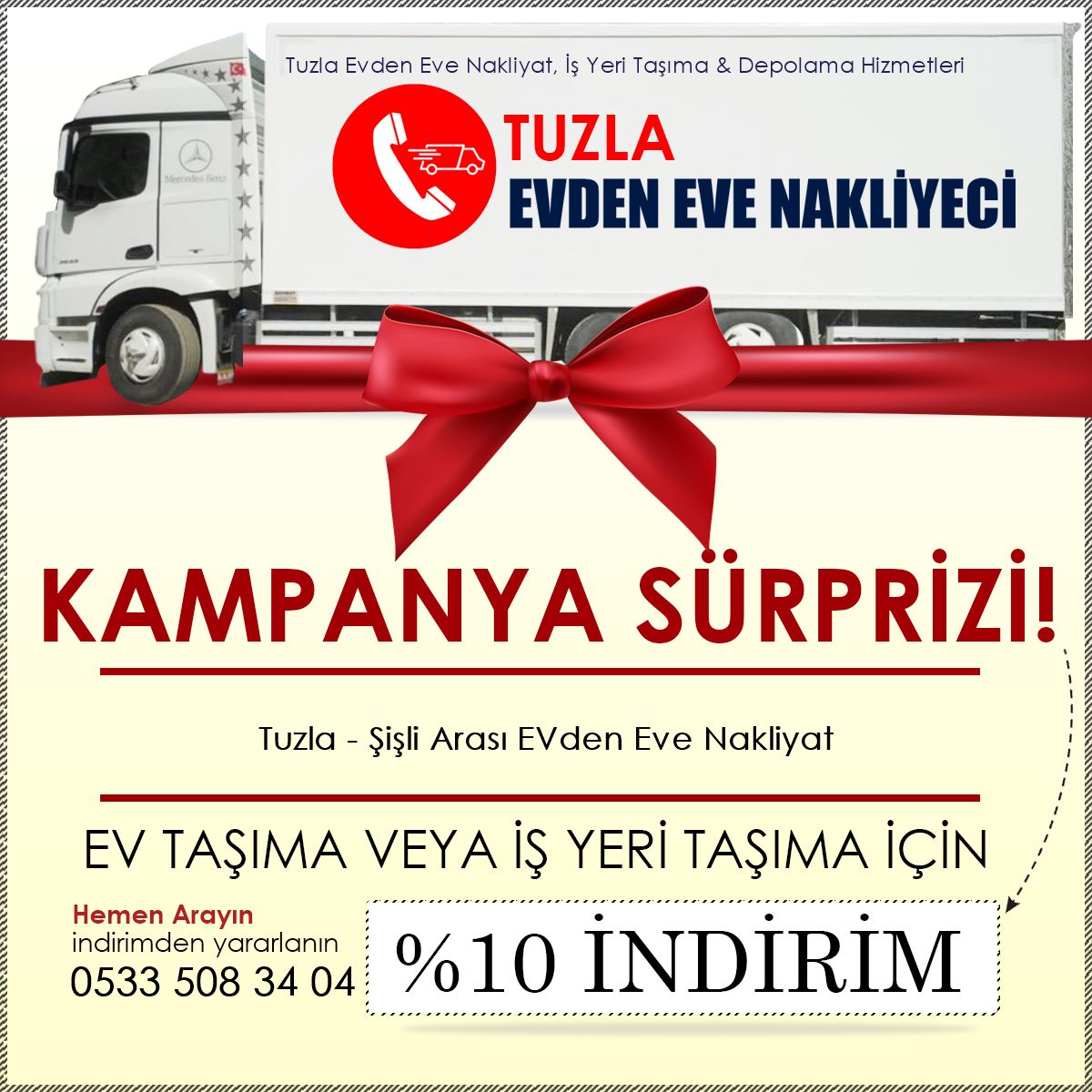 Tuzla - Şişli Arası EVden Eve Nakliyat