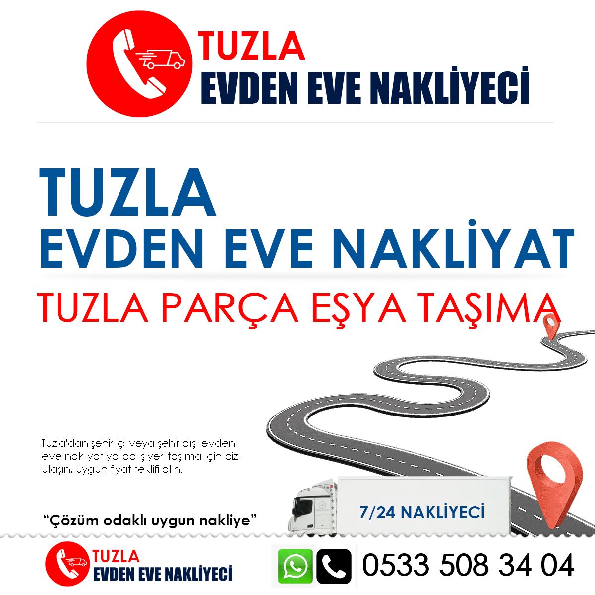 Tuzla Parça Eşya Taşıma : Kapak Görseli